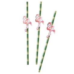 Juego de 20 Pajitas Flamingo Fun