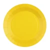 Juego de 10 Platos Amarillos 18 cm