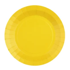 Juego de 10 Platos Amarillos 18 cm