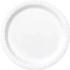 Juego de 8 Platos Blancos 22 cm