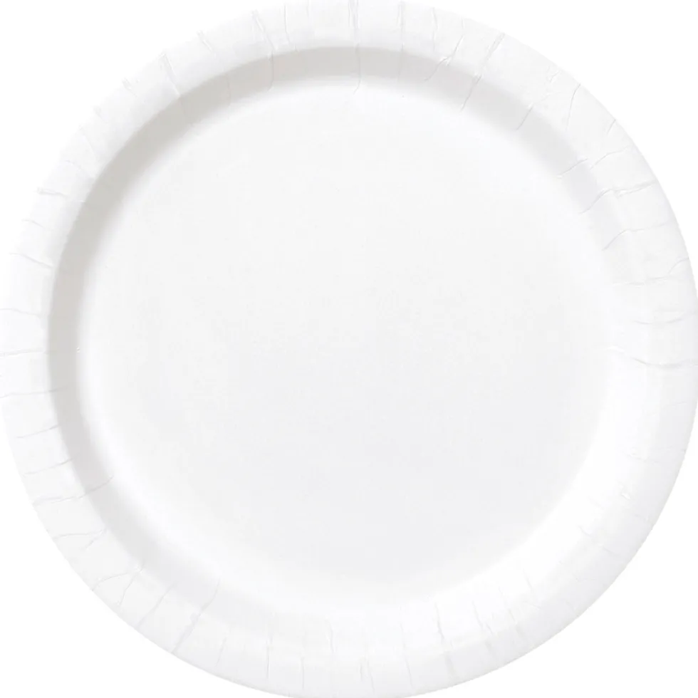 Juego de 8 Platos Blancos 22 cm