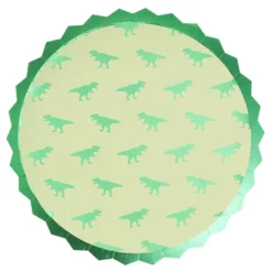 Juego de 8 Platos Dinosaurio 22 cm