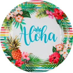 Juego de 10 Platos Fiesta Aloha