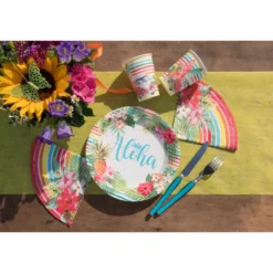 Juego de 10 Platos Fiesta Aloha
