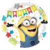 Juego de 8 Platos Minions Modelo B 22cm