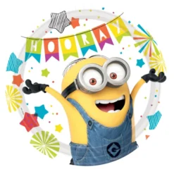Juego de 8 Platos Minions Modelo B 22cm