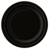 Juego de 8 Platos Negros 22 cm