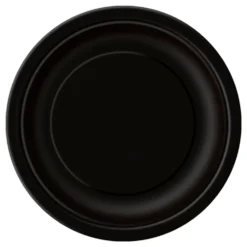 Juego de 8 Platos Negros 22 cm