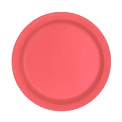 Juego de 8 Platos Rojos 17 cm