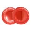 Juego de 8 Platos Rojos 29 cm