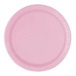 Juego de 8 Platos Rosa Pastel 22 cm