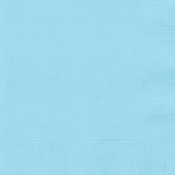 Juego de 20 Servilletas Azul Claro