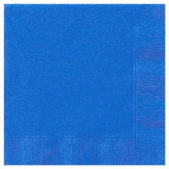 Juego de 20 Servilletas Azul Intenso