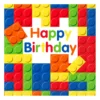 Juego de 20 Servilletas Building Blocks