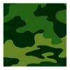 Juego de 16 Servilletas Cóctel Camuflaje Militar