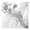 Juego de 20 servilletas Música