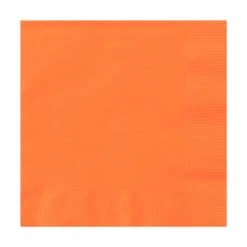 Juego de 20 Servilletas Naranjas Pequeñas