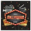 Juego de 20 Servilletas Negras Hollywood