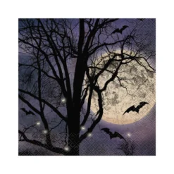 Juego de 16 Servilletas Noche de Halloween