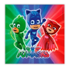 Juego de 20 Servilletas Pj Masks