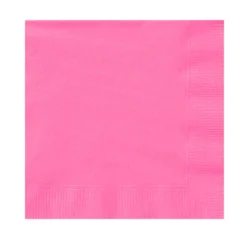 Juego de 20 Servilletas Rosa Fuerte