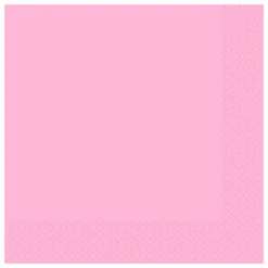 Juego de 20 Servilletas Rosa Pastel