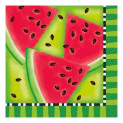 Juego de 16 Servilletas Sandía 17 cm
