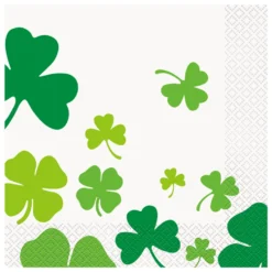 Juego de 16 Servilletas San Patricio Tréboles