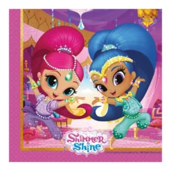 Juego de 20 Servilletas Shimmer & Shine