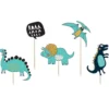Juego de 5 Toppers Dinosaurios Modelo A