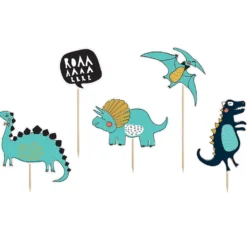 Juego de 5 Toppers Dinosaurios Modelo A