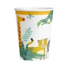 Juego de 8 Vasos Animales de la Selva