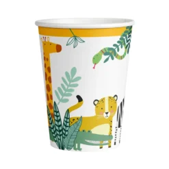 Juego de 8 Vasos Animales de la Selva