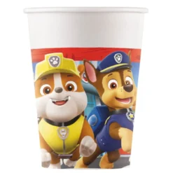 Juego de 8 Vasos de Papel Patrulla Canina