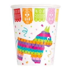 Juego de 8 Vasos Fiesta Mexicana