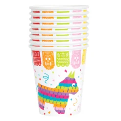Juego de 8 Vasos Fiesta Mexicana