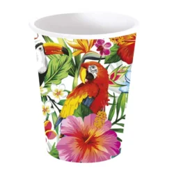 Juego de 6 Vasos Fiesta Tropical