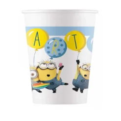 Juego de 8 Vasos Minions Party