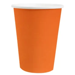 Juego de 10 Vasos Naranjas 260 ml