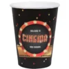 Juego de 10 Vasos Negros Cinema