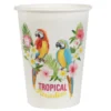 Juego de 10 vasos Paraíso Tropical