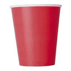 Juego de 8 Vasos Rojos
