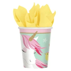 Juego de 8 Vasos Unicornio Mágico