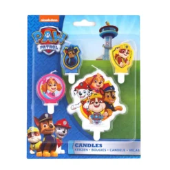 Juego de 4 Velas Patrulla Canina