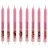 Juego de 8 Velas Princesas Disney