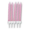 Juego de 10 Velas Rosas 6 cm