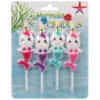 Juego de 4 Velas Unicornio Sirena