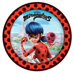 Juego 8 Platos Ladybug Modelo B 23 cm