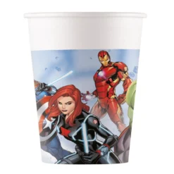 Juego 8 Vasos Los Vengadores