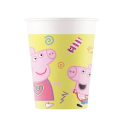 Juego 8 vasos Peppa Pig